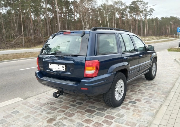 Jeep Grand Cherokee cena 16700 przebieg: 236000, rok produkcji 2001 z Świnoujście małe 596